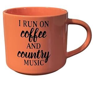Threshold I Run On Coffee And Country Music Coffee Mug